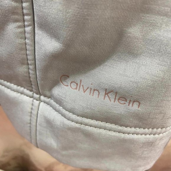 ****PRICE REDUCED*** Size M Calvin Klein Women's Gray Zip up Jacket - Picture 5 of 8